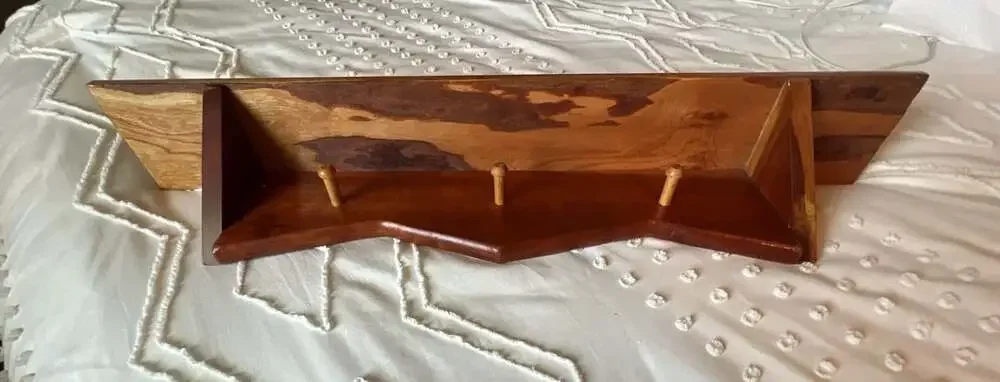 Handmade wood wall